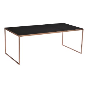 IRON COFFEE TABLE WITH BLACK MARBLE (ANC-CT-MB)