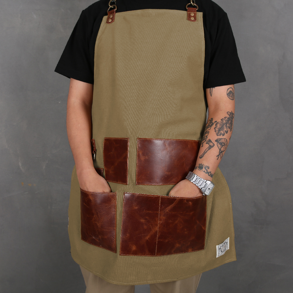 LEATHER APRON YELLOW (MAA-LAP-Y)